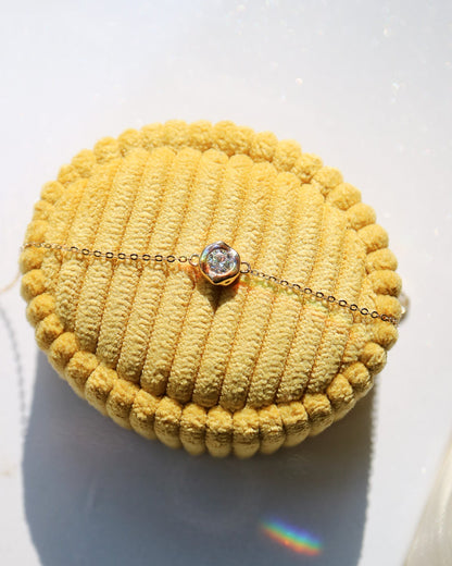 9kt gold Diamond Lava Bracelet