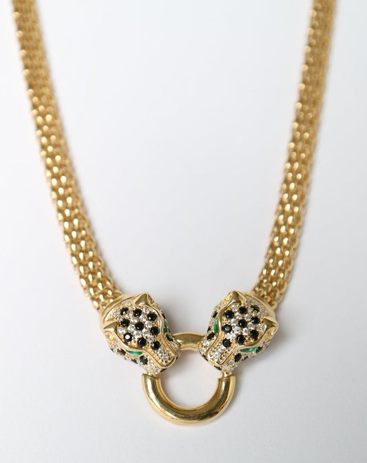 Gold Chain with Jaguar design like Cartier
