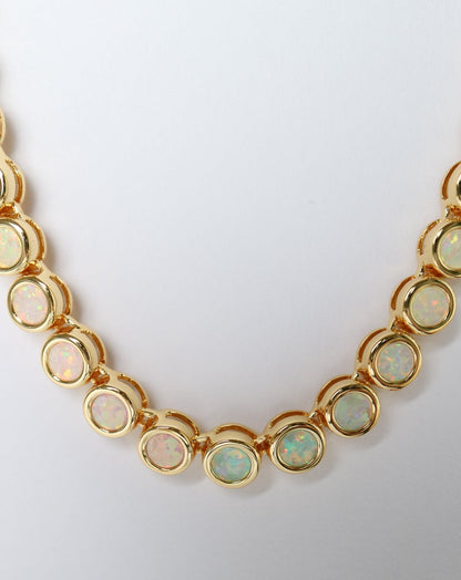 La Kaiser Jewelry Opal Ombre Tennis Necklace