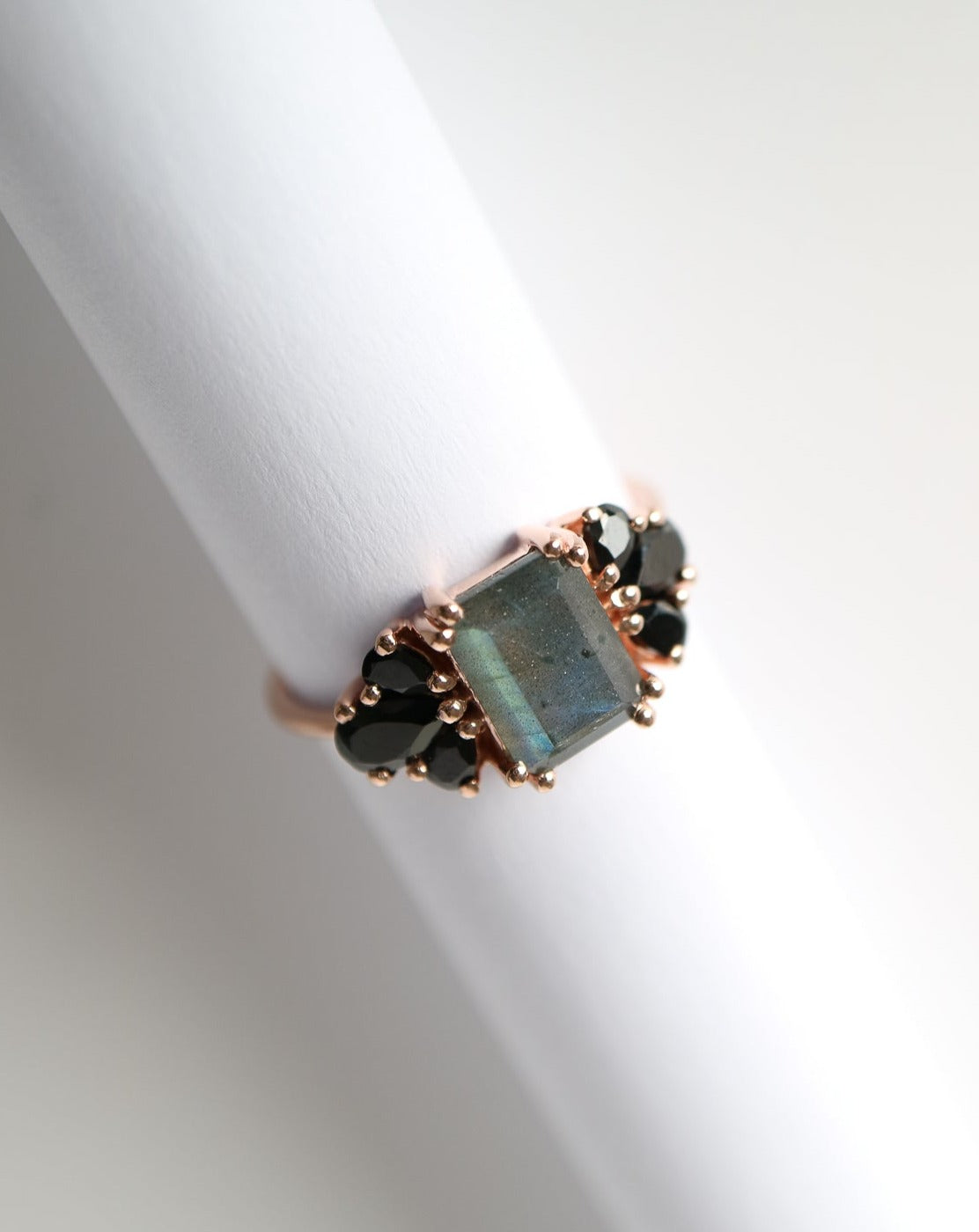 La Kaiser Empress Ring with Labradorite and Spinel