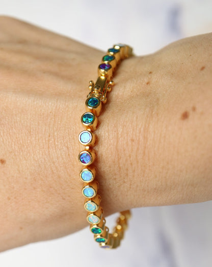 Opal Ombré Tennis Bracelet