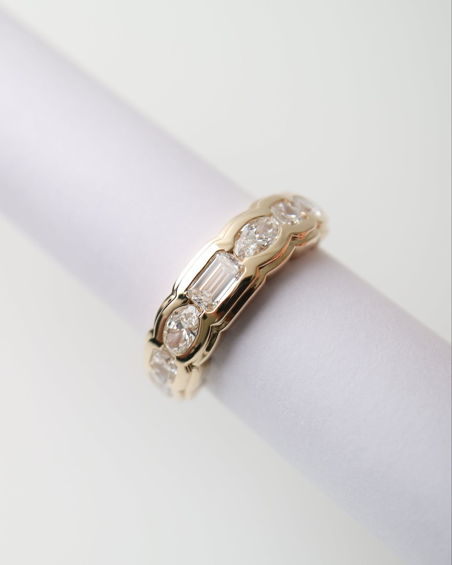Lab Diamond Eternity Ring | 9ct Yellow Gold