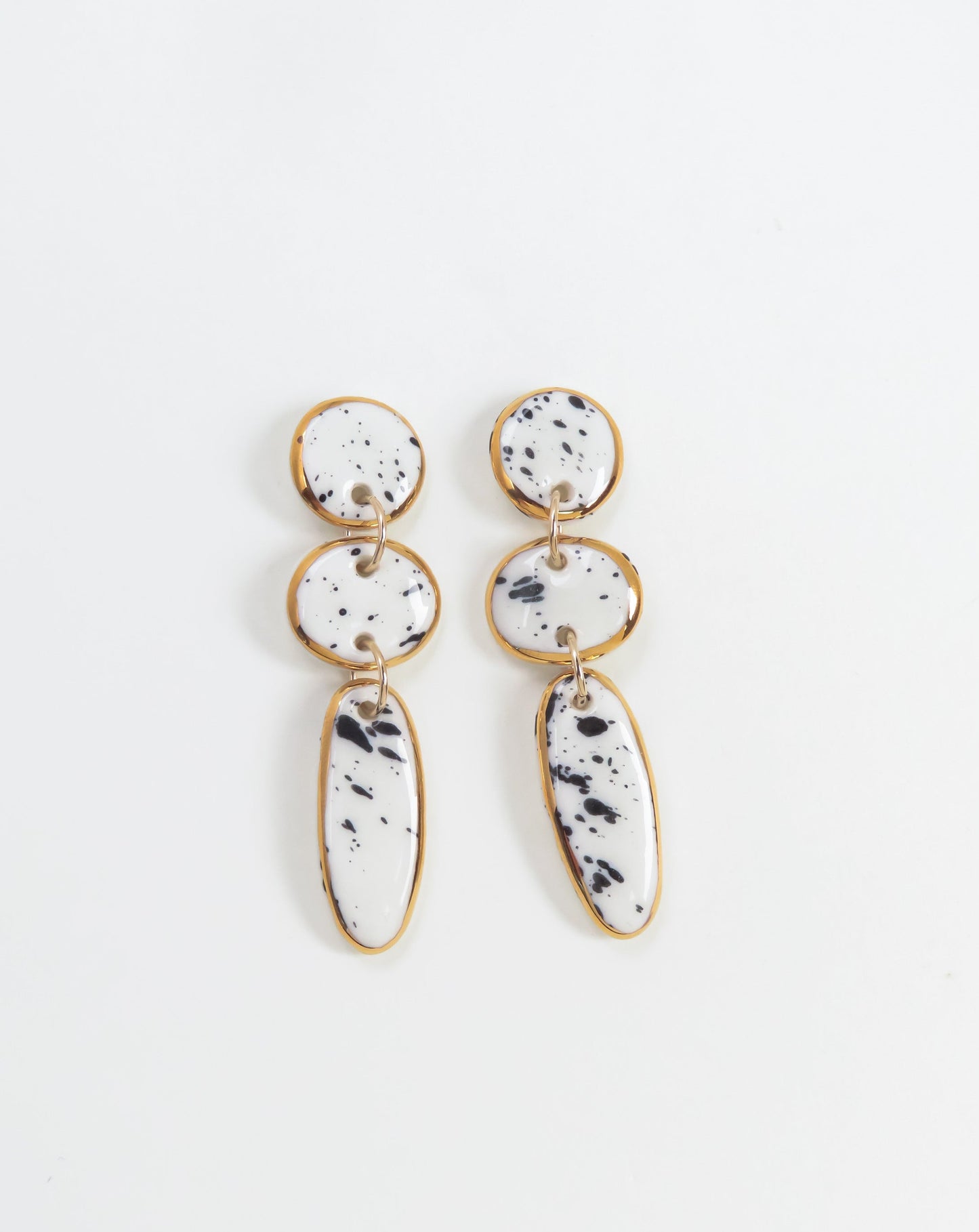 Lara Porcelain Earrings by Nina Bosch Jewellery