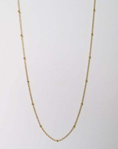 Long layering chain gold plated silver