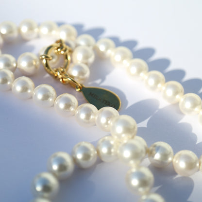 Classic Pearl Necklace by Mikateko Jewels