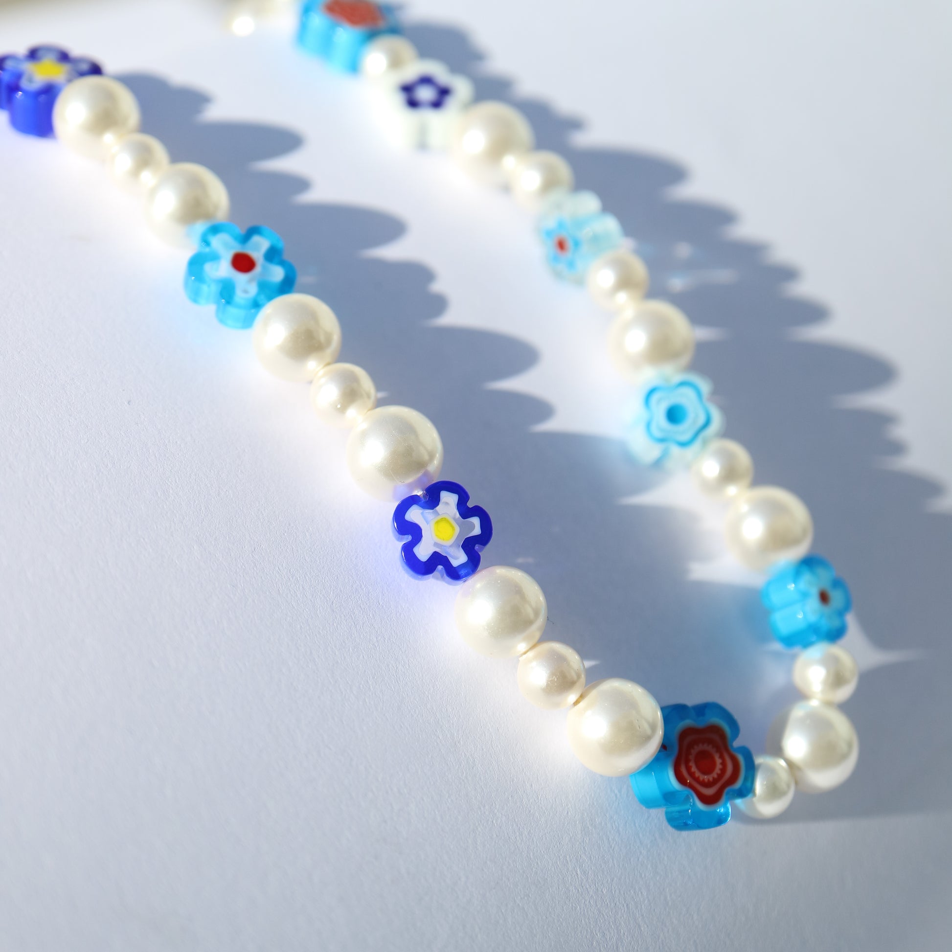 Bluebell Pearl Necklace from Mikateko Jewels