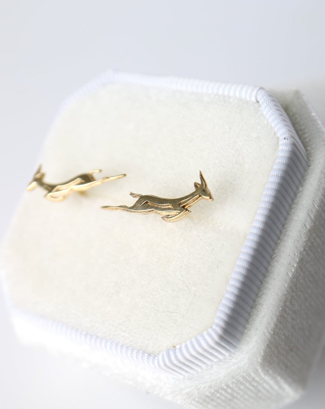 9ct gold Springbokkie Earrings