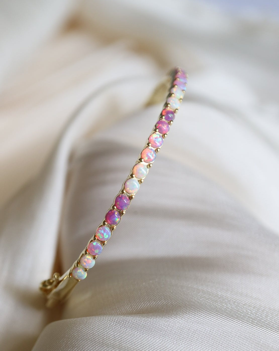 Opal bangle in gold from Collective & Co online jewellery store in South Africa