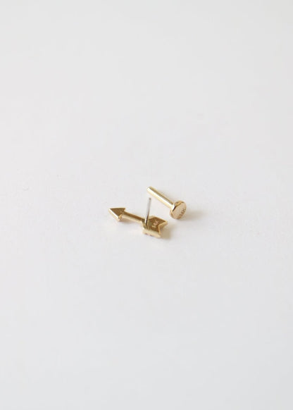 14ct gold piercing conch stud