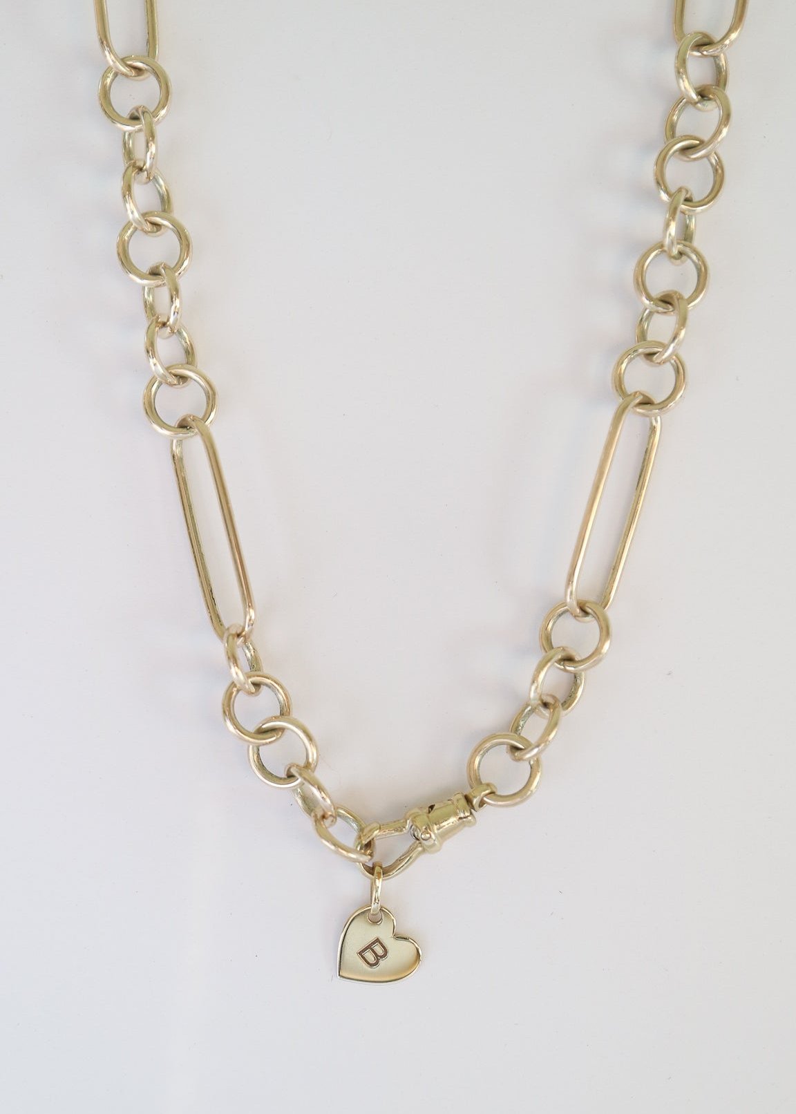 9ct gold chunky chain mixed links Collective & Co