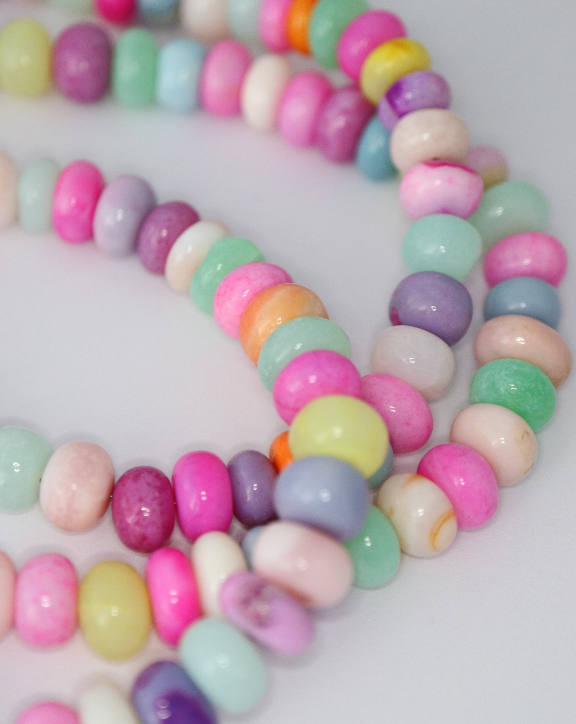 Peruvian Opal Candy Beaded Necklace