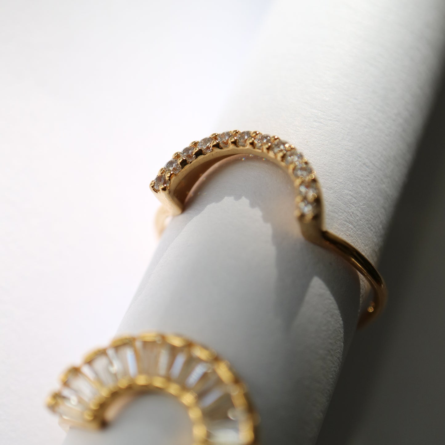 Ultimate Diamond Arc Ring by La Kaiser jewelry
