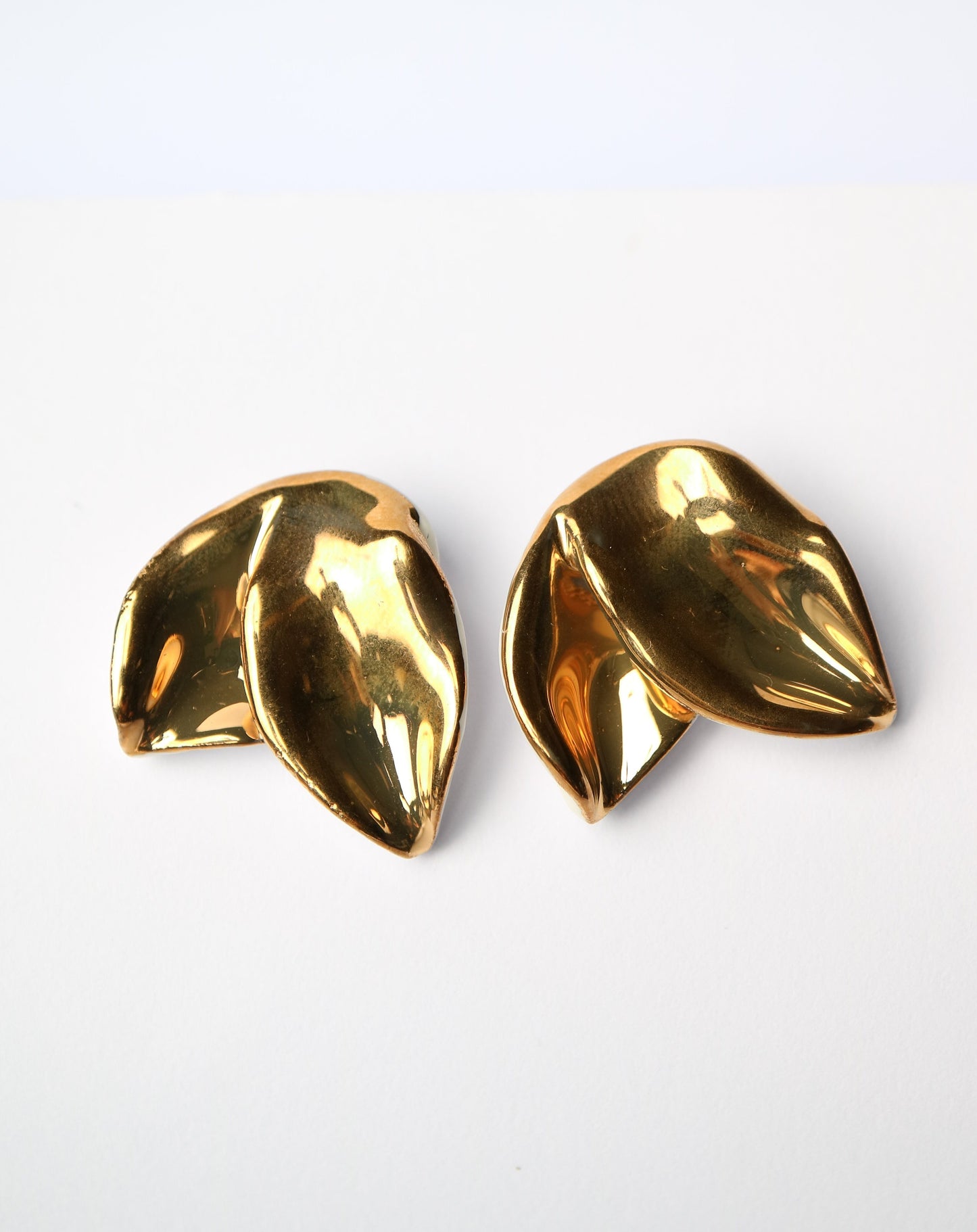 Wild Orchid Earrings in Gold