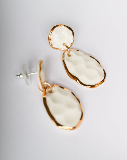 Nina Bosch Porcelain Wild Orchid Earrings