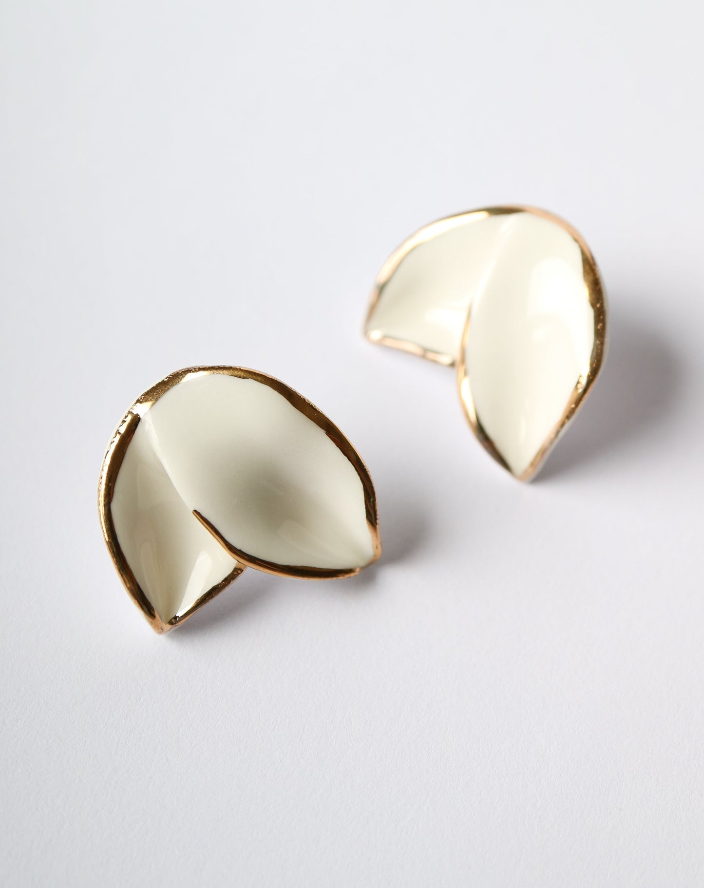 Nina Bosch Porcelain Wild Orchid Earrings