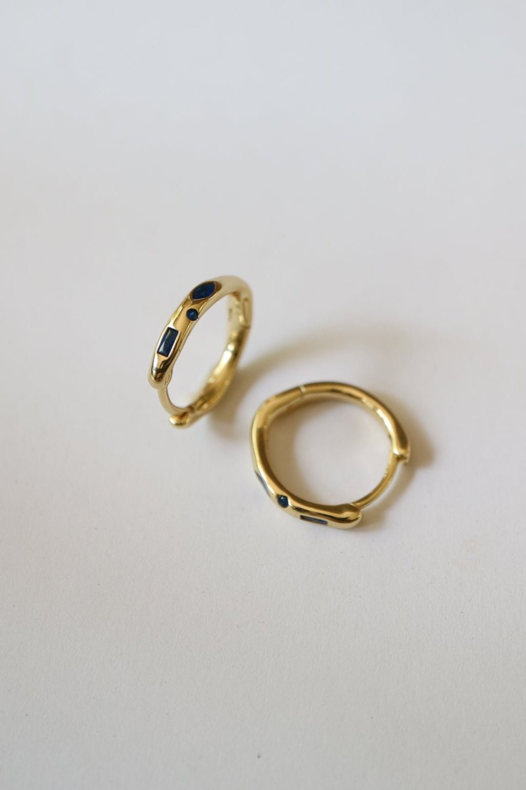 Gold hoop earrings