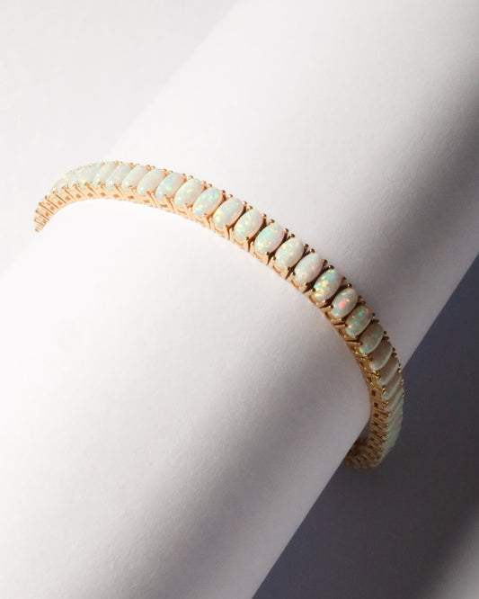Opal tennis bracelet