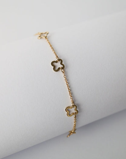 9ct gold clover link bracelet from Collective & Co jewellery store South Africa