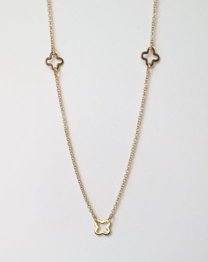 9ct gold Clover Chain from Collective & Co jewellery