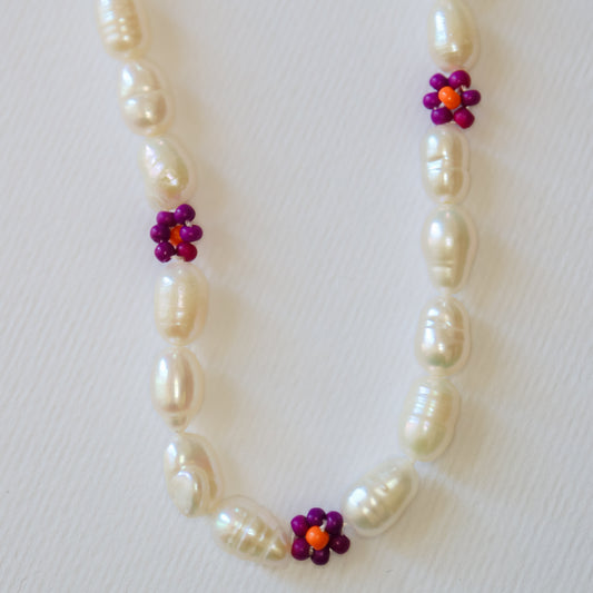 Pearl Fleurette Necklace