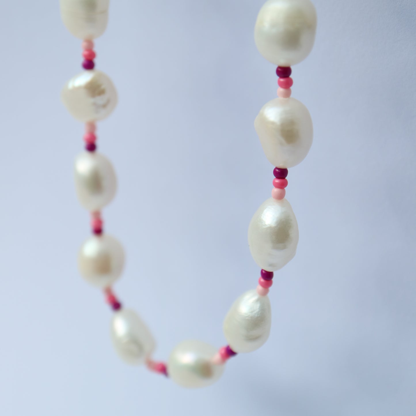 Pink Pearl Necklace