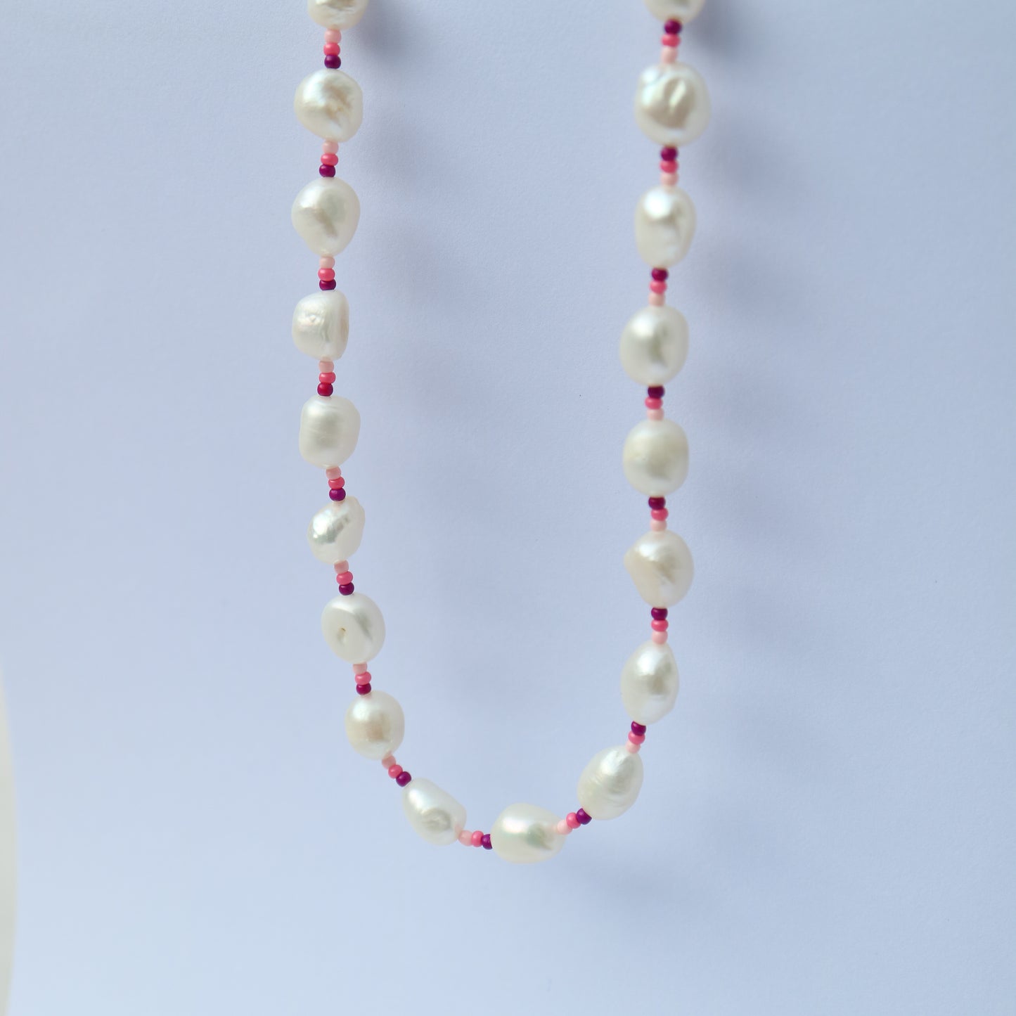 Pink Pearl Necklace