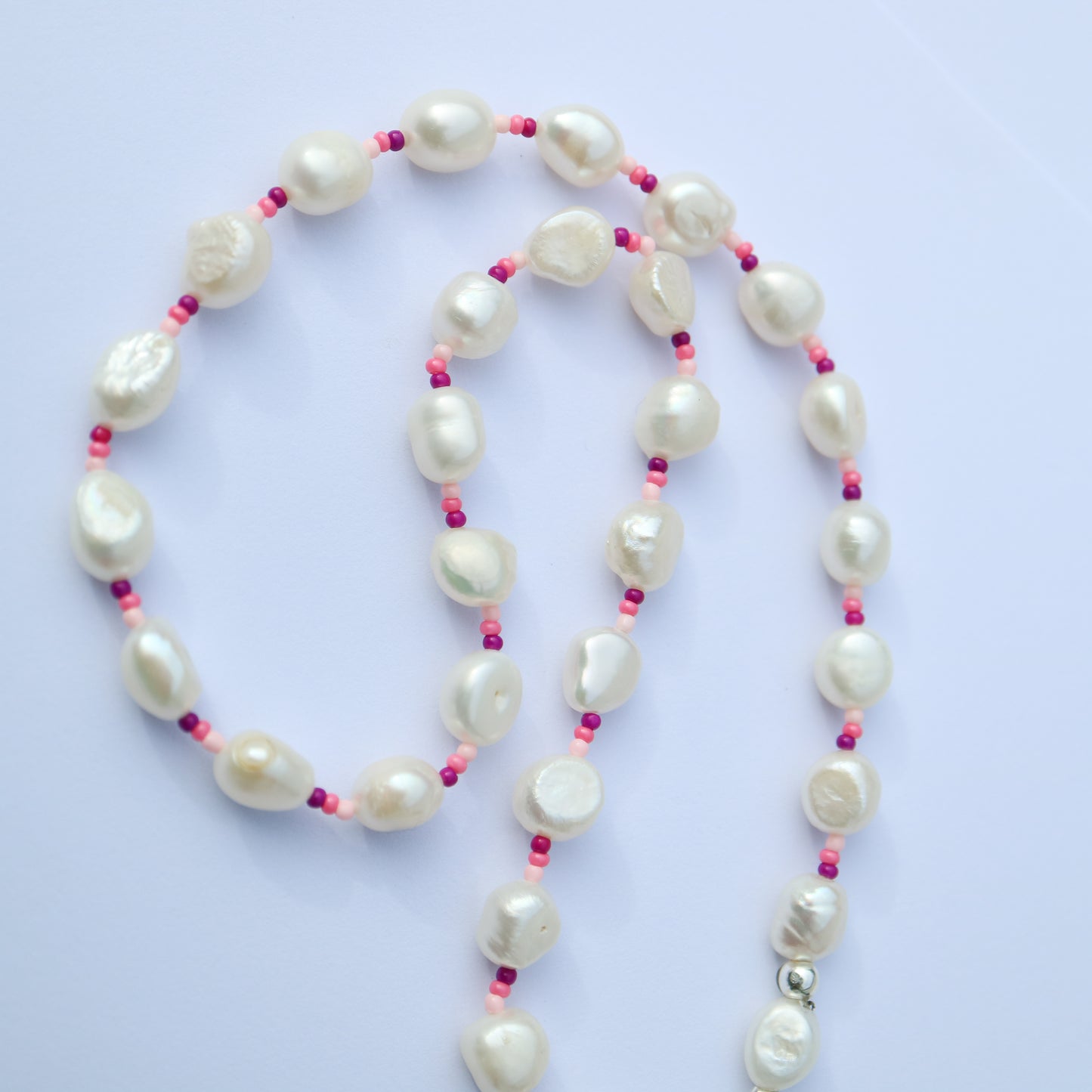 Pink Pearl Necklace