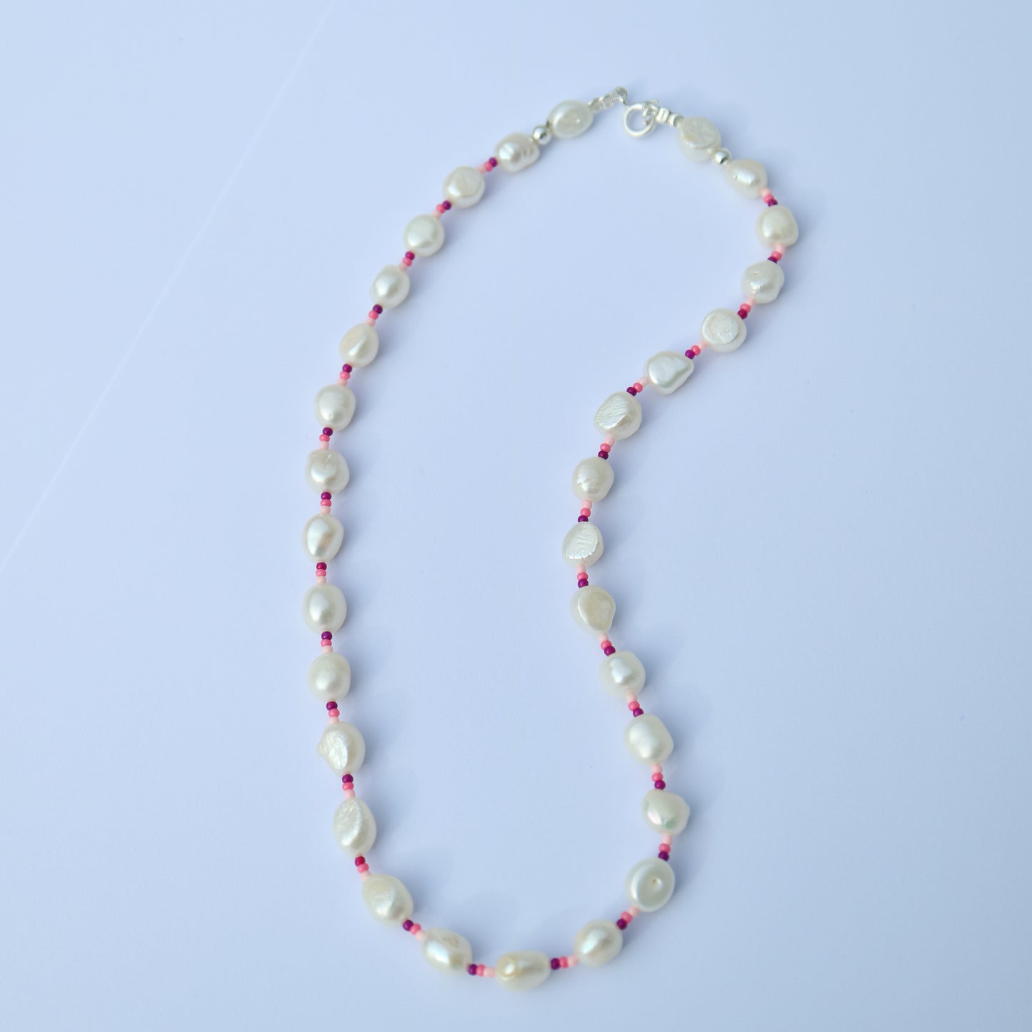 Pink Pearl Necklace