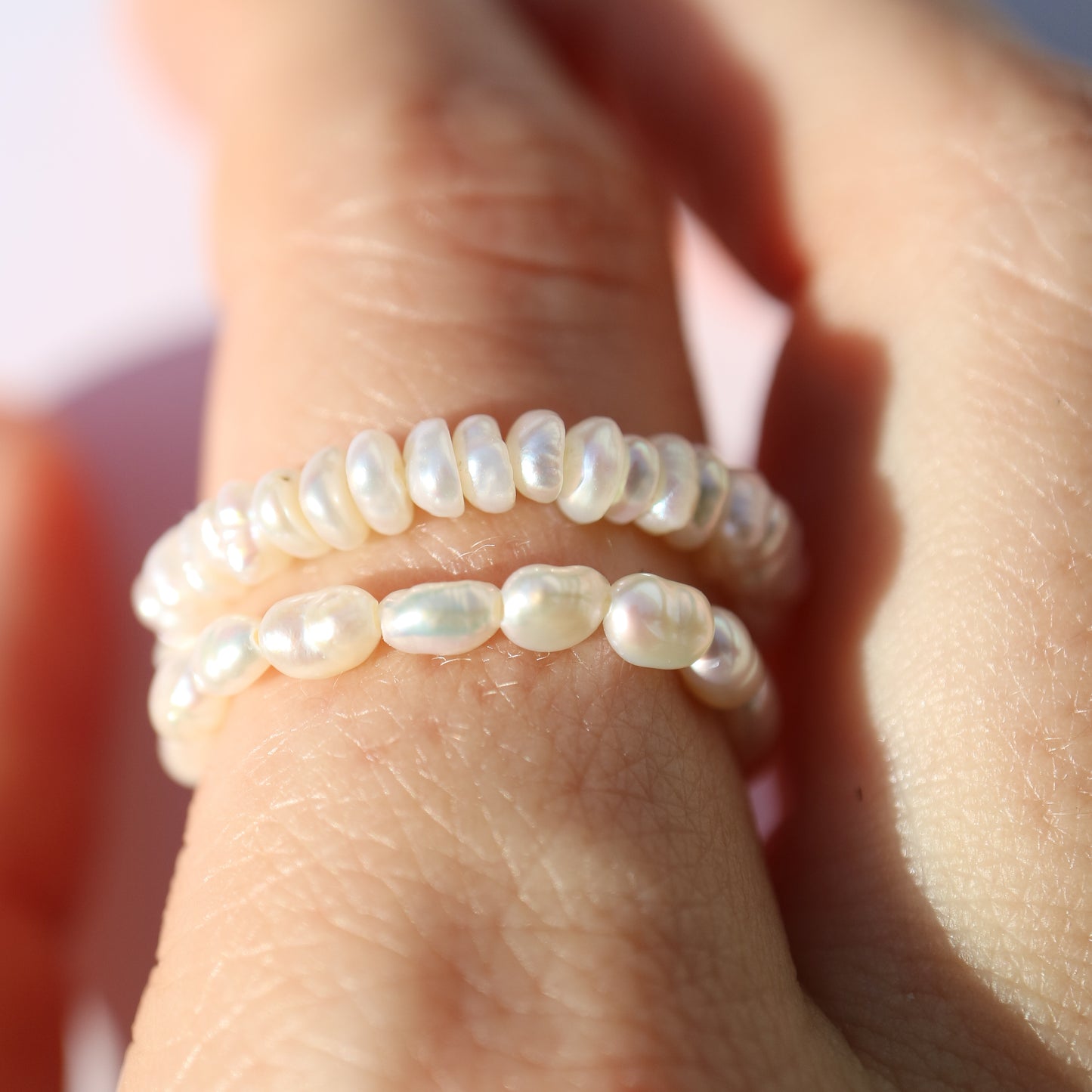 Pearl Stacking Rings