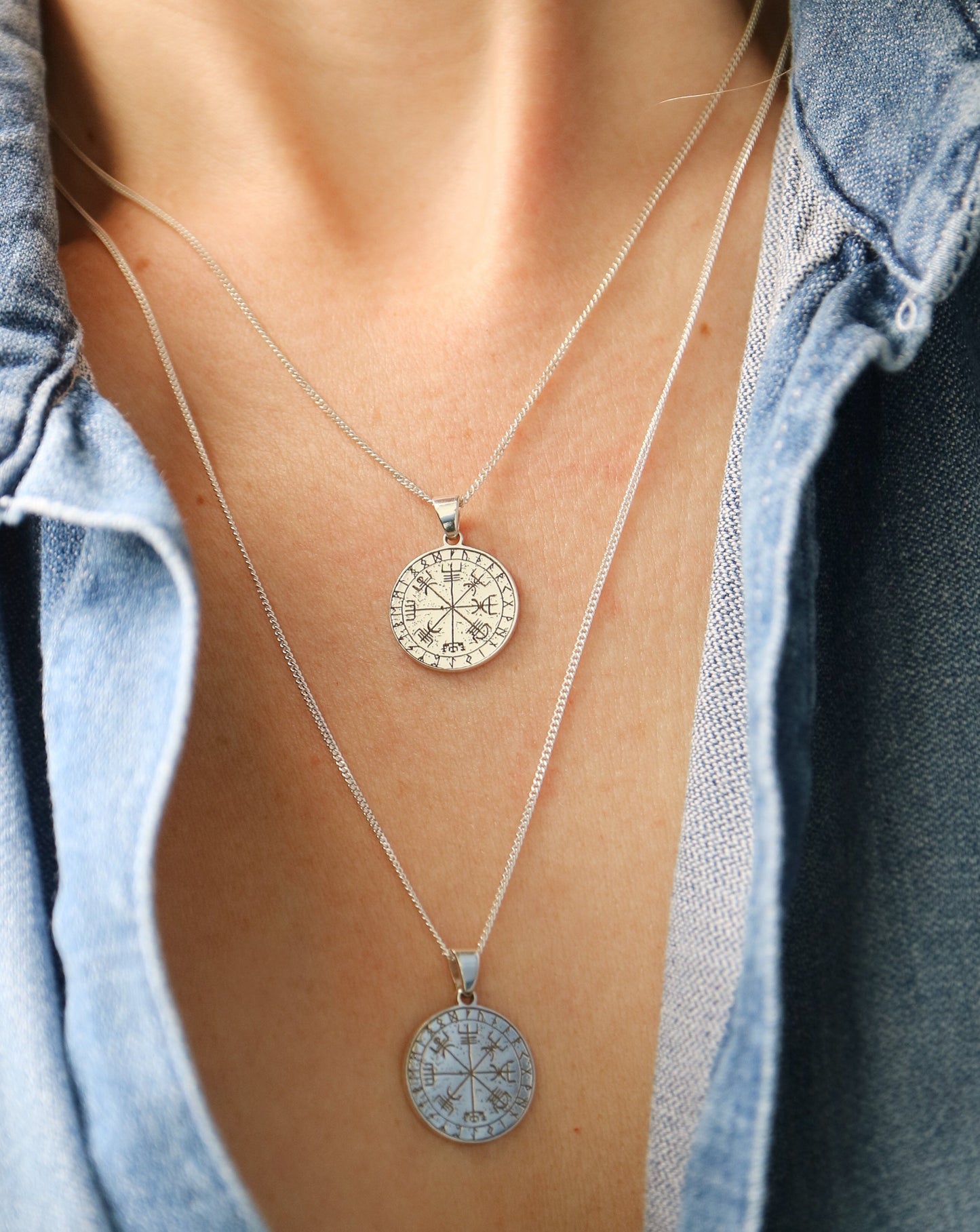 Nordic Compass Pendants by Jade Rabbit