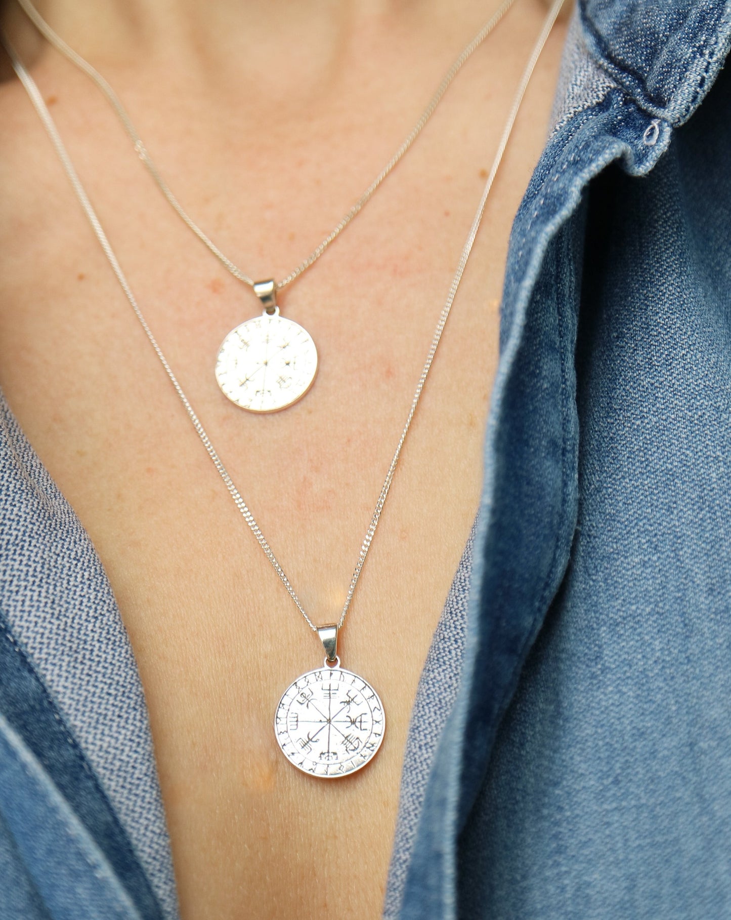 Nordic Compass Pendants by Jade Rabbit