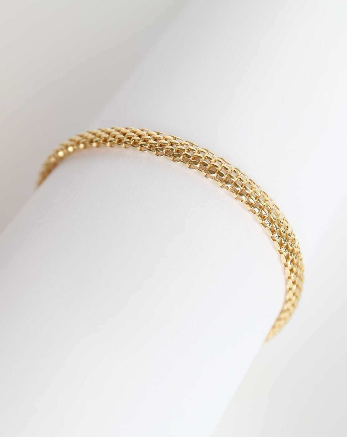 Gold Mesh Bracelet from Collective & Co. Jewellery