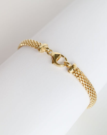 Gold Mesh Bracelet from Collective & Co. Jewellery