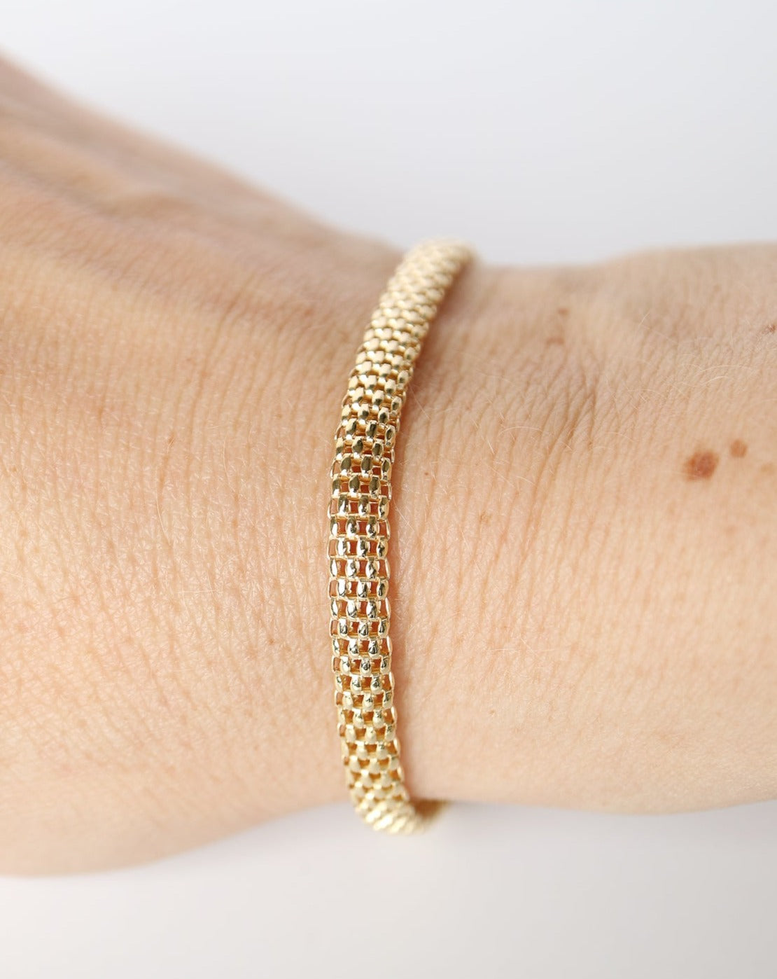 Gold Mesh Bracelet from Collective & Co. Jewellery