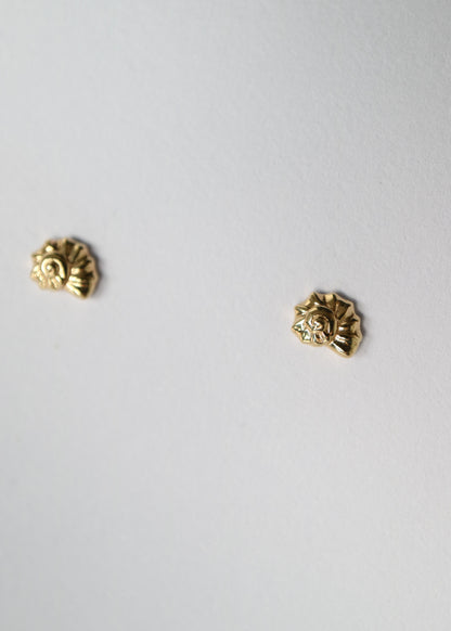 14kt Ode to the Seaside Shell Studs
