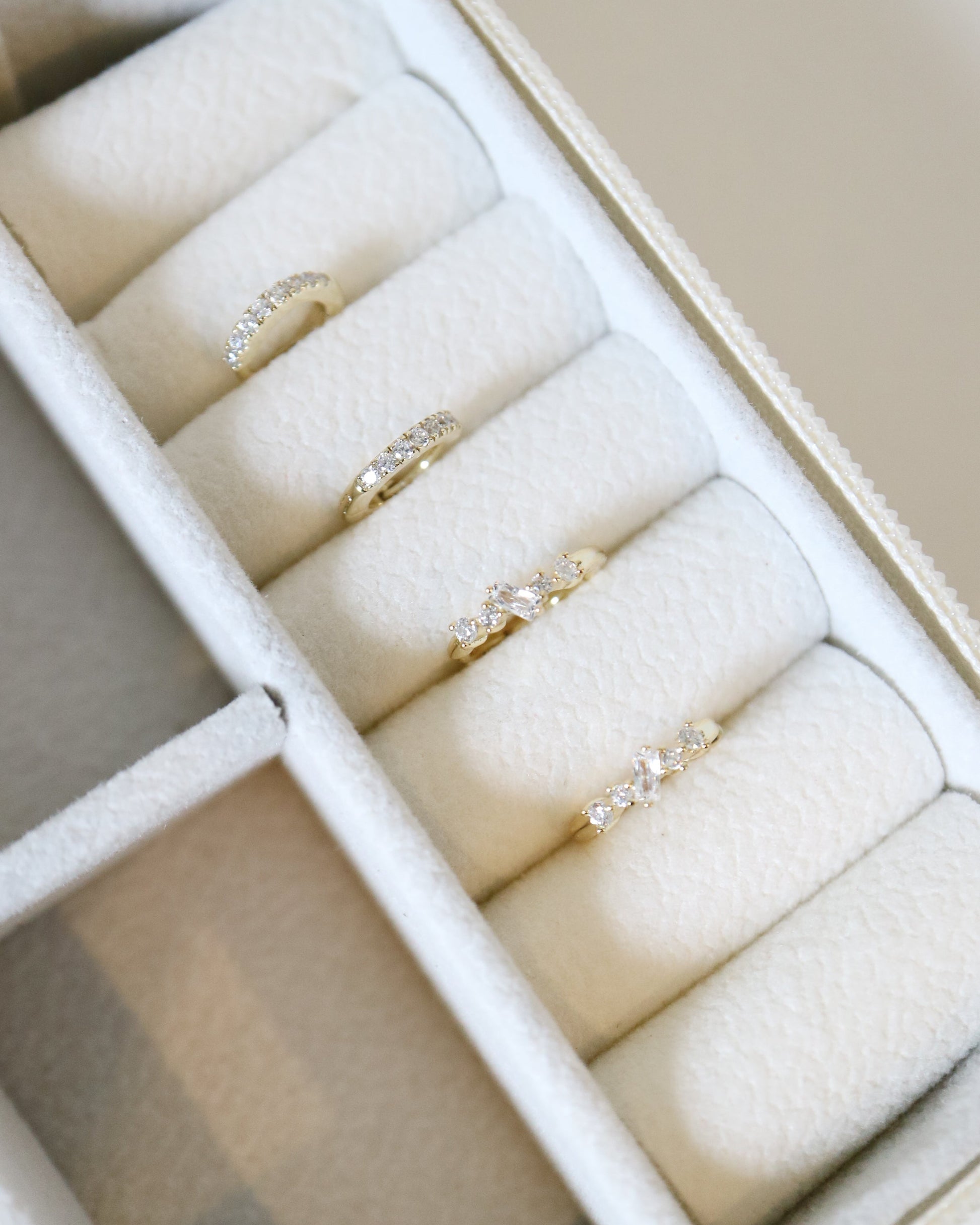 Earrings in gift box