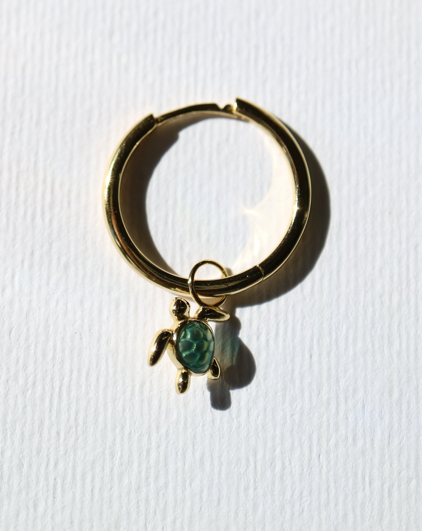 Turtle charm for jewelry