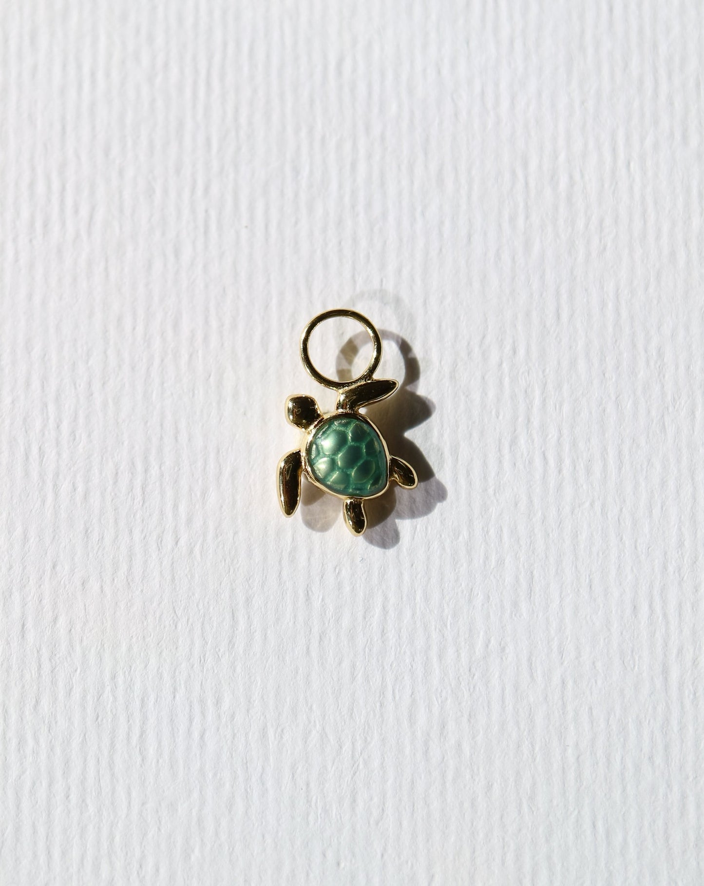 Turtle charm for jewellery