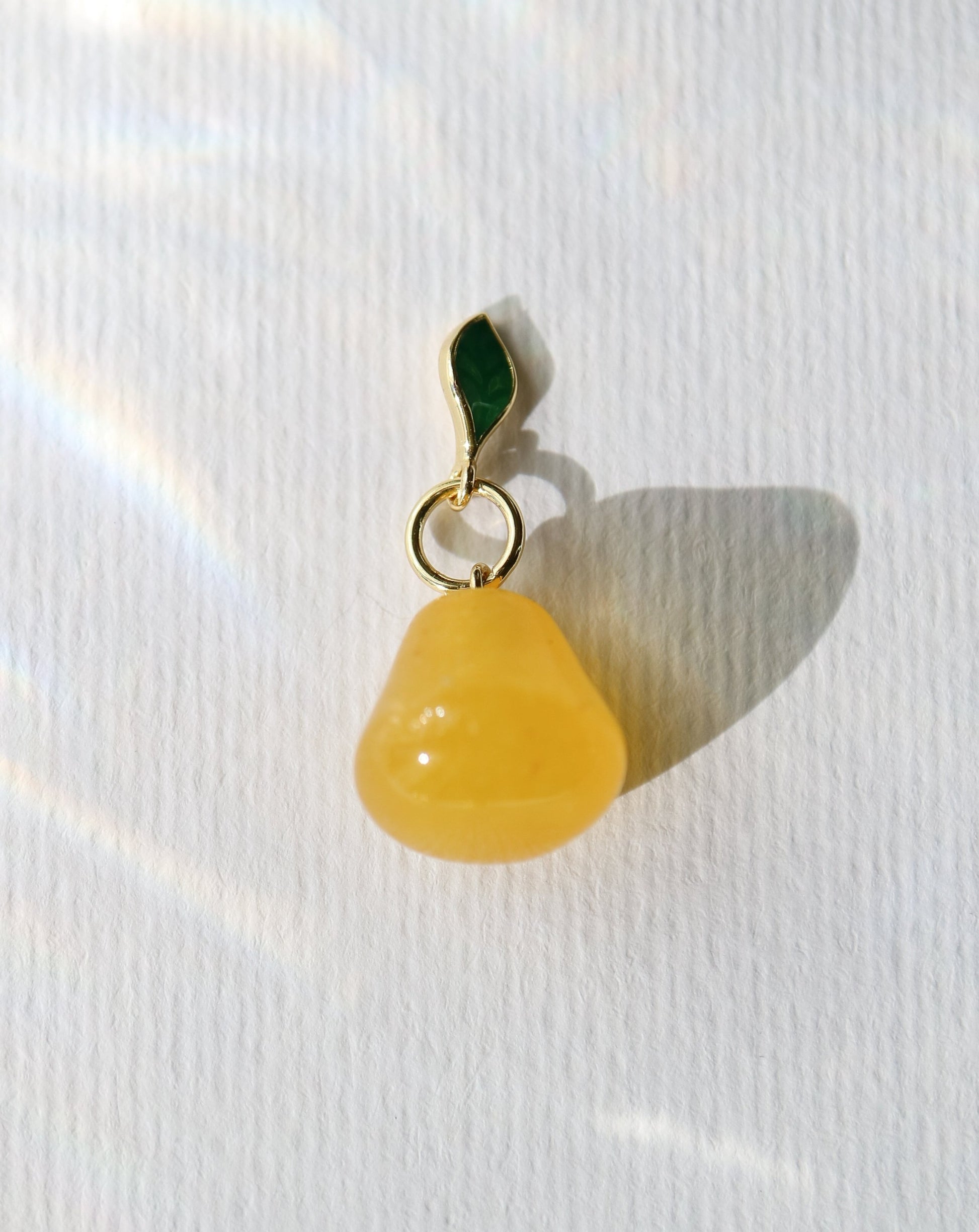 Lemon charm for jewellery