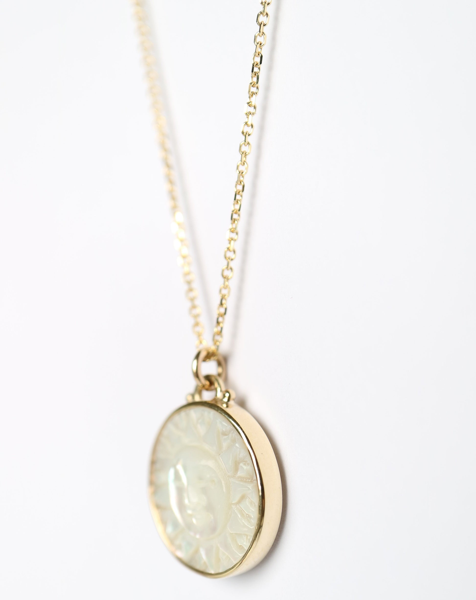 9kt gold Sunburst Pendant from Jade Rabbit Jewellery Design