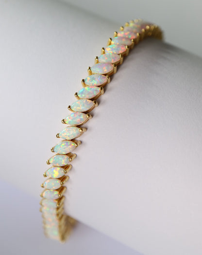 Opal Tennis Bracelet