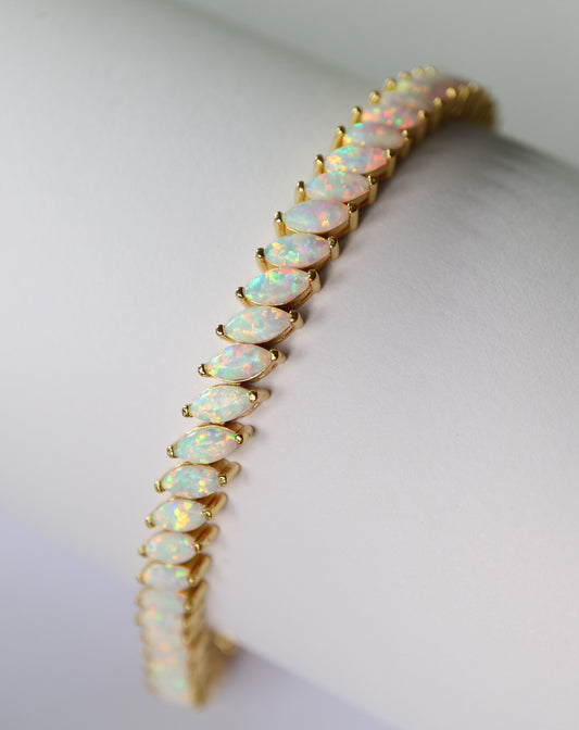 Marquise Opal Tennis Bracelet