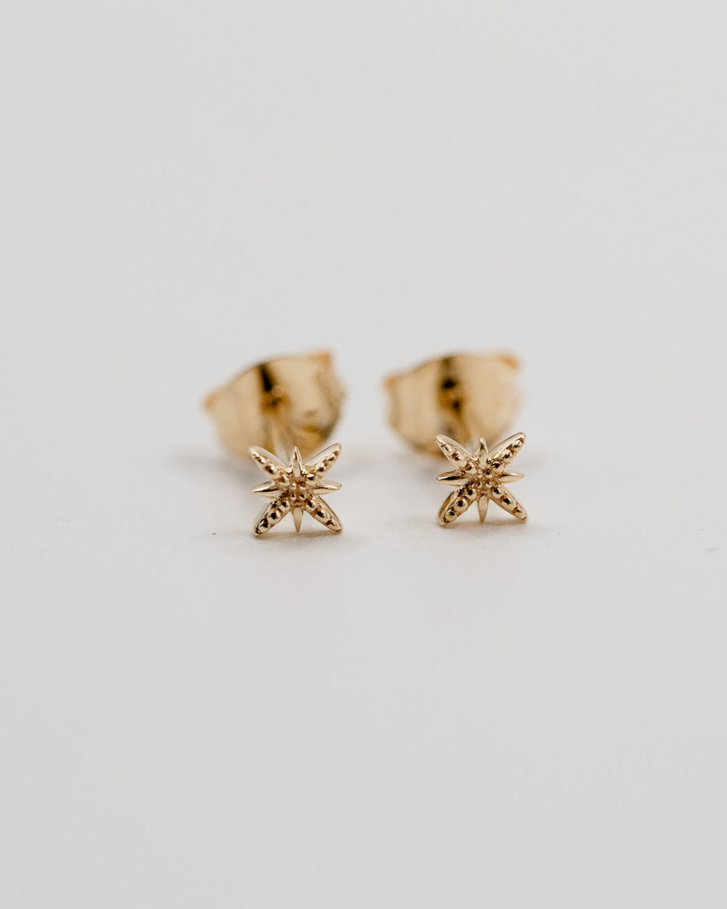 9ct gold Star Stud Earrings