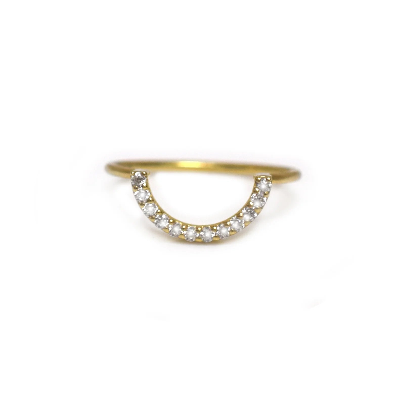 Ultimate Diamond Arc Ring by La Kaiser jewelry