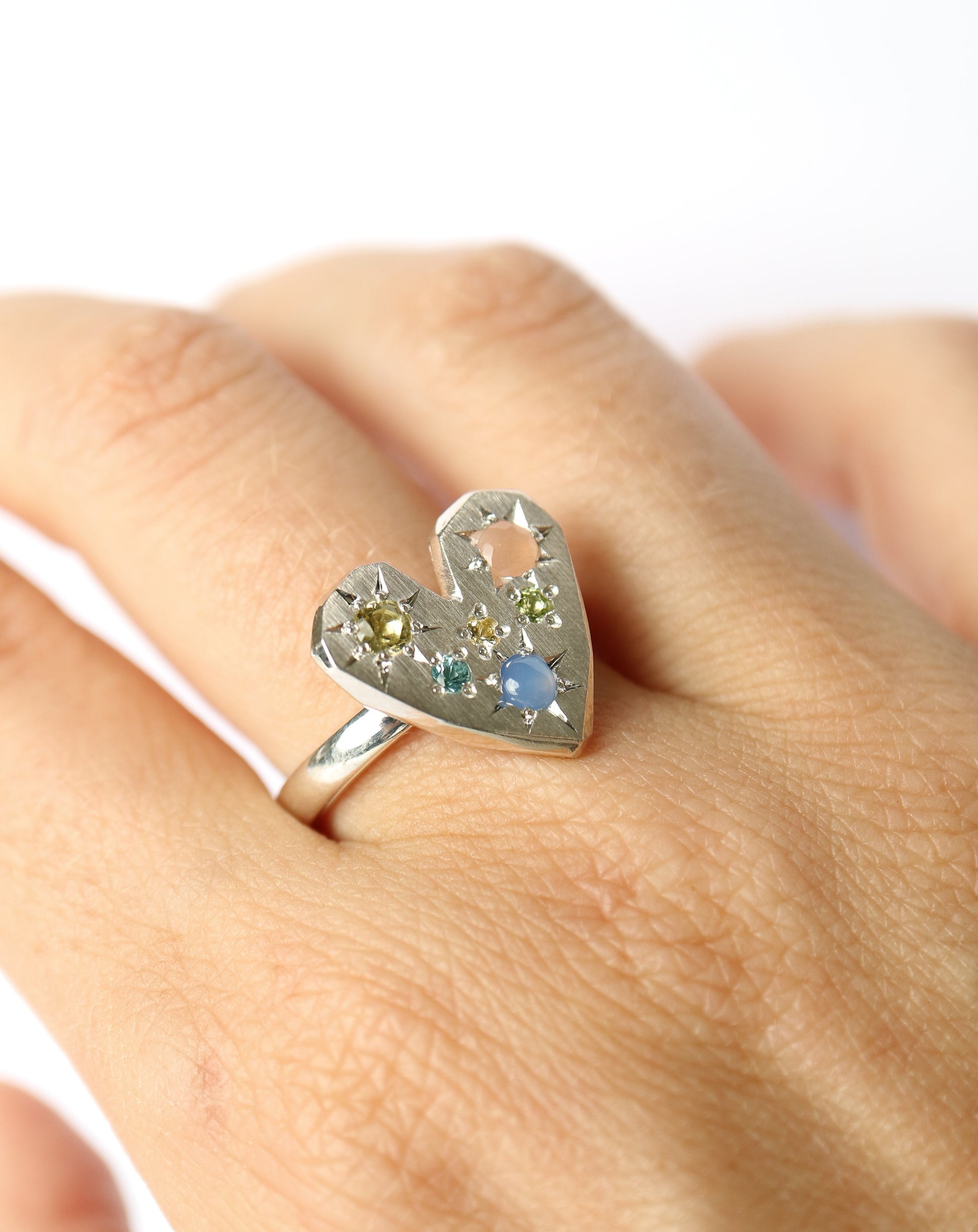 Stargazer Large Heart Ring – Collective &