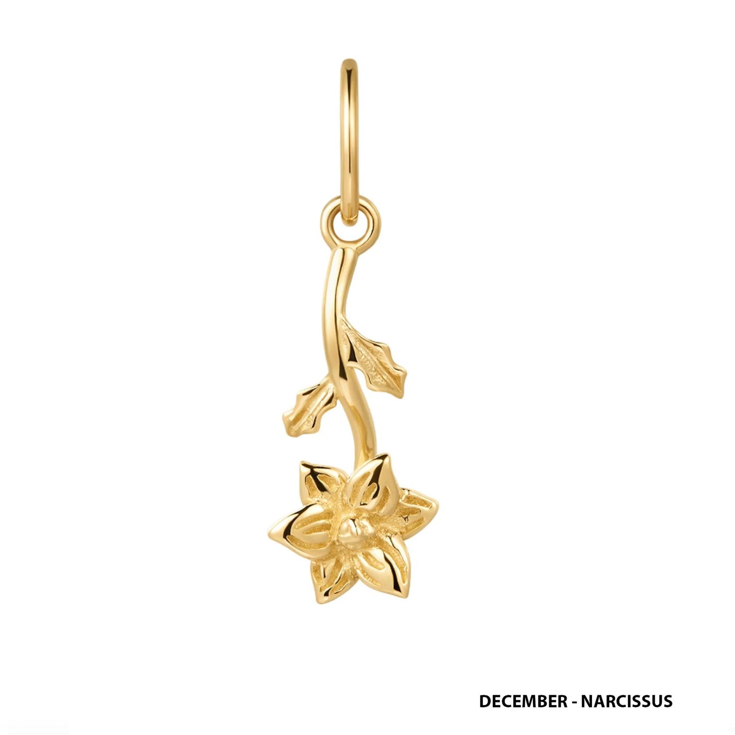 9kt Gold Birth Flower Charm