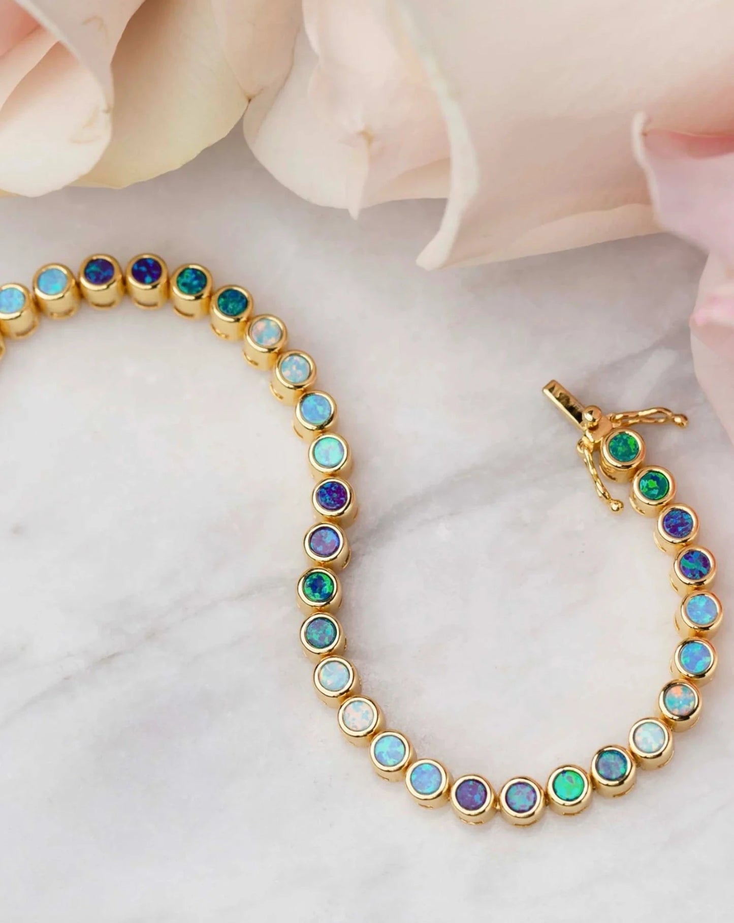 Opal Ombre Tennis Bracelet from La Kaiser Jewelry