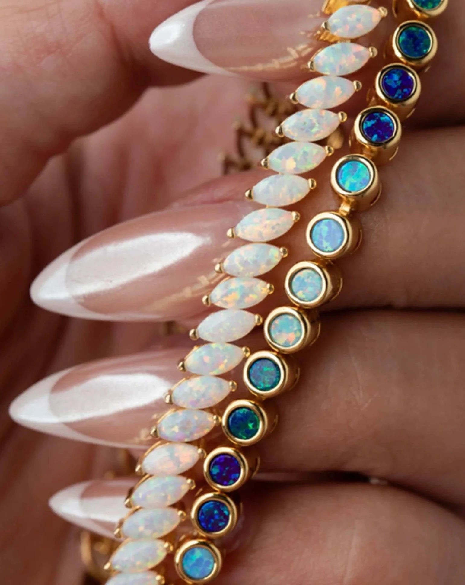 Opal Ombre Tennis Bracelet from La Kaiser Jewelry