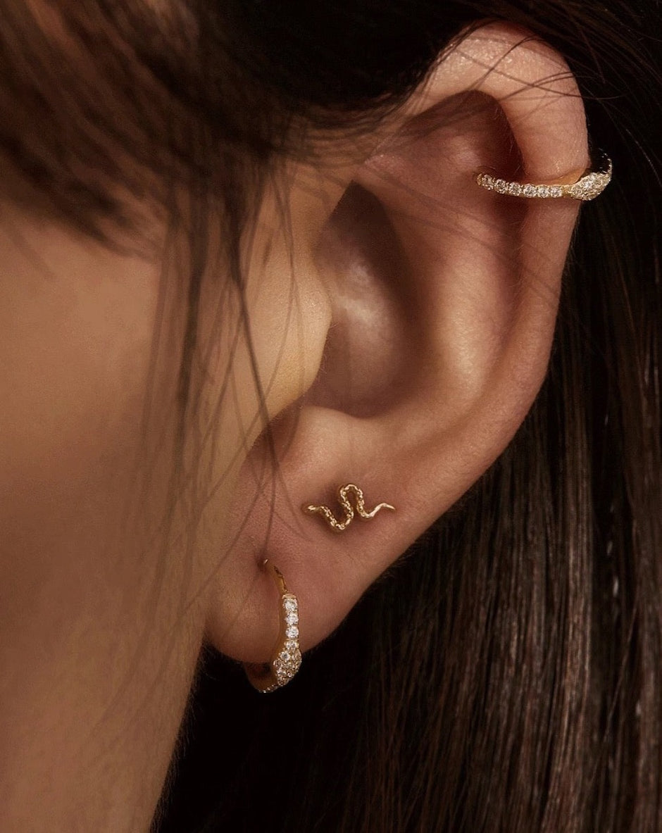 Conch Stud Basic Piercing Studs for conch, helix or daith piercings – Collective & Co.