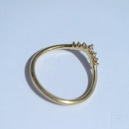 9kt gold Little Wish Diamond Ring